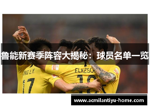 鲁能新赛季阵容大揭秘：球员名单一览